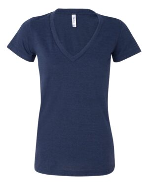 BELLA + CANVAS Women’s Triblend Deep V-Neck Tee - Image 13