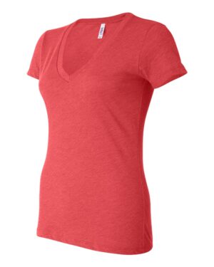 BELLA + CANVAS Women’s Triblend Deep V-Neck Tee - Image 17