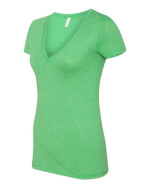 BELLA + CANVAS Women’s Triblend Deep V-Neck Tee - Image 8