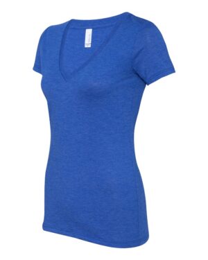 BELLA + CANVAS Women’s Triblend Deep V-Neck Tee - Image 20