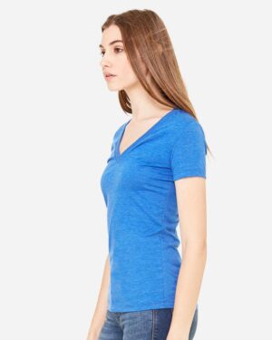 BELLA + CANVAS Women’s Triblend Deep V-Neck Tee - Image 23