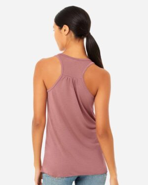 BELLA + CANVAS Women's Flowy Racerback Tank - Image 69