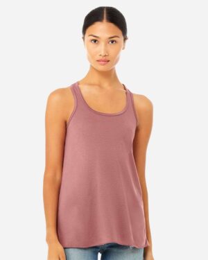 BELLA + CANVAS Women's Flowy Racerback Tank - Image 67