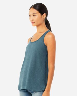 BELLA + CANVAS Women's Flowy Racerback Tank - Image 53