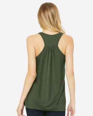 BELLA + CANVAS Women's Flowy Racerback Tank - Image 81