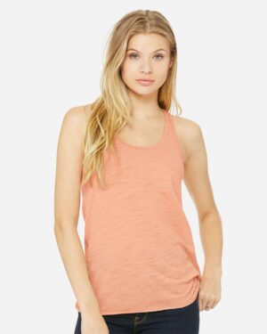 BELLA + CANVAS Women's Flowy Racerback Tank - Image 97