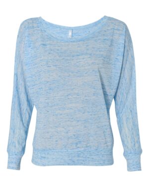 BELLA + CANVAS Women’s Flowy Off Shoulder Long Sleeve Tee - Image 7