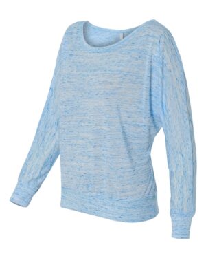 BELLA + CANVAS Women’s Flowy Off Shoulder Long Sleeve Tee - Image 8