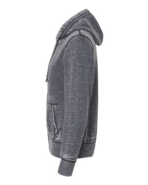 J. America Men's Vintage Zen Fleece Full-Zip Hooded Sweatshirt - Image 9