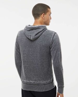 J. America Men's Vintage Zen Fleece Full-Zip Hooded Sweatshirt - Image 12