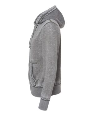 J. America Men's Vintage Zen Fleece Full-Zip Hooded Sweatshirt - Image 3