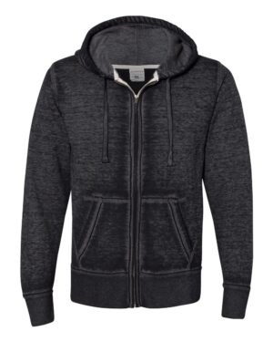 J. America Men's Vintage Zen Fleece Full-Zip Hooded Sweatshirt - Image 16