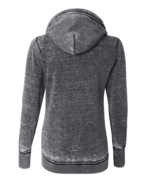 J. America Women's Zen Fleece Full-Zip Hooded Sweatshirt - Image 8