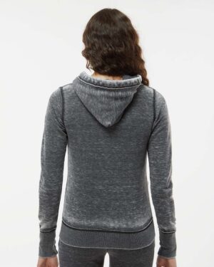 J. America Women's Zen Fleece Full-Zip Hooded Sweatshirt - Image 12