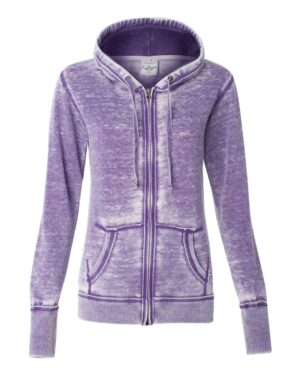 J. America Women's Zen Fleece Full-Zip Hooded Sweatshirt - Image 22