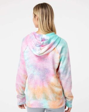 MV Sport Women’s Courtney Burnout V-Notch Hooded Sweatshirt - Image 6