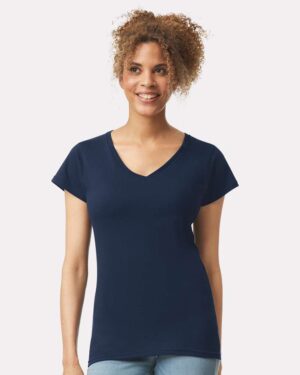 Gildan Women's Softstyle® V-Neck T-Shirt - Image 22