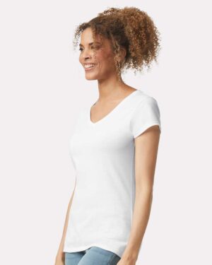 Gildan Women's Softstyle® V-Neck T-Shirt - Image 38