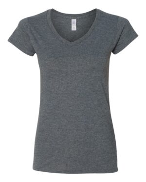 Gildan Women's Softstyle® V-Neck T-Shirt - Image 13