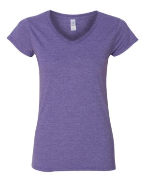Gildan Women's Softstyle® V-Neck T-Shirt - Image 16