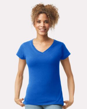 Gildan Women's Softstyle® V-Neck T-Shirt - Image 28