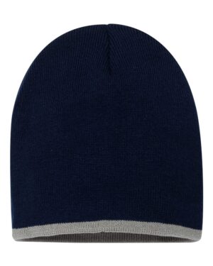 Sportsman 8" Bottom-Striped Beanie - Image 4