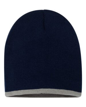 Sportsman 8" Bottom-Striped Beanie - Image 3