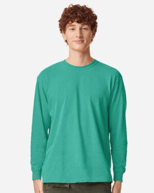Comfort Colors Unisex Garment-Dyed Heavyweight Long Sleeve T-Shirt - Image 83