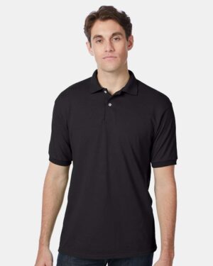 Hanes Men's EcoSmart® Jersey Polo - Image 10