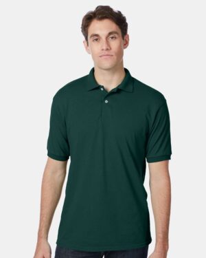 Hanes Men's EcoSmart® Jersey Polo - Image 25