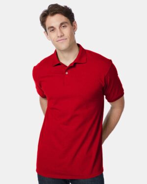 Hanes Men's EcoSmart® Jersey Polo - Image 31