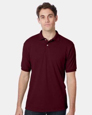 Hanes Men's EcoSmart® Jersey Polo - Image 58
