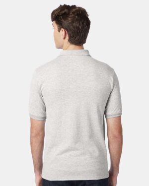 Hanes Men's EcoSmart® Jersey Polo - Image 6