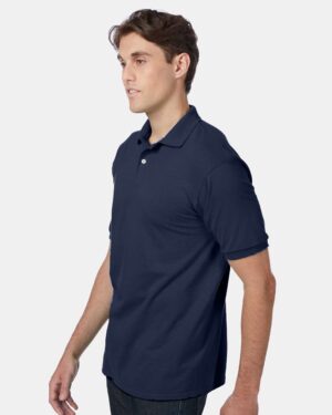 Hanes Men's EcoSmart® Jersey Polo - Image 65