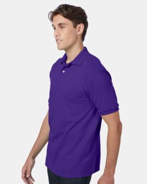 Hanes Men's EcoSmart® Jersey Polo - Image 77