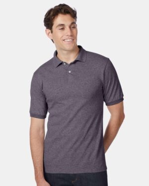 Hanes Men's EcoSmart® Jersey Polo - Image 19
