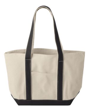 Liberty Bags Windward Large Cotton Canvas Classic Resort Tote - Image 4