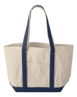 Liberty Bags Windward Large Cotton Canvas Classic Resort Tote - Image 10
