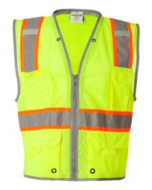 Kishigo Unisex Premium Brilliant Series® Heavy-Duty Class 2 Vest - Image 4
