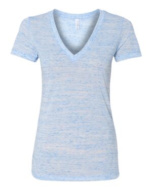 BELLA + CANVAS Women’s Jersey Deep V-Neck Tee - Image 7