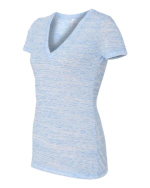 BELLA + CANVAS Women’s Jersey Deep V-Neck Tee - Image 8
