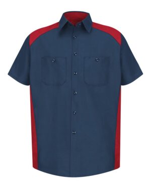 Red Kap Men's Short Sleeve Motorsports Shirt - Image 9