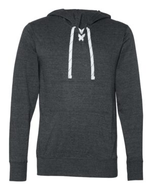 J. America Unisex Jersey Sport Lace Hooded Pullover - Image 7