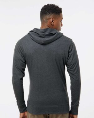 J. America Unisex Jersey Sport Lace Hooded Pullover - Image 12