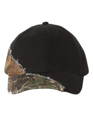 Kati Licensed Camo with Barbed Wire Embroidery Cap - Image 4