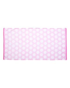 Carmel Towel Company Polka Dot Velour Beach Towel - Image 4