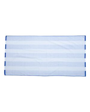 Carmel Towel Company Cabana Stripe Velour Beach Towel - Image 6
