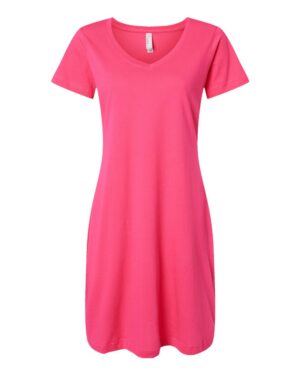 LAT Women's Fine Jersey V-Neck Coverup - Image 19