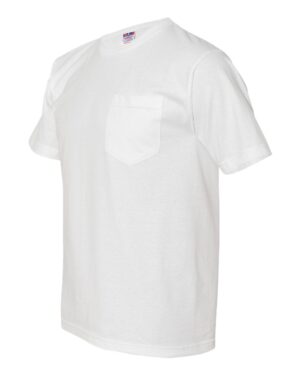Bayside Unisex USA-Made Midweight Pocket T-Shirt - Image 23
