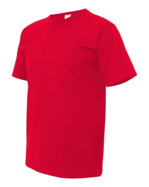 Bayside Unisex USA-Made Midweight Pocket T-Shirt - Image 17